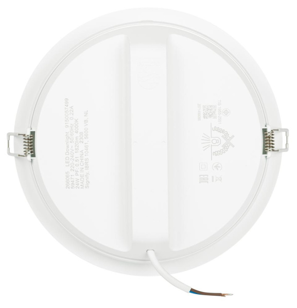 Светильник светодиодный встраиваемый Philips MESON 24Вт 4000K 220-240В D200