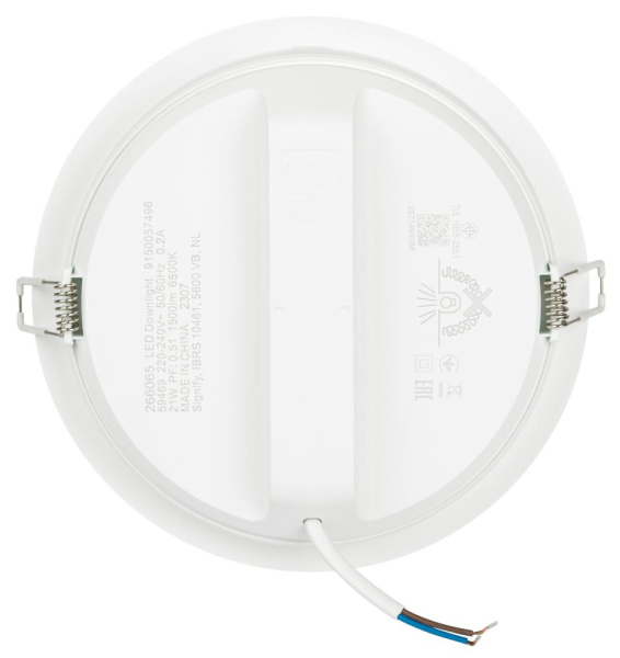 Светильник светодиодный встраиваемый Philips MESON 21Вт 6500K 220-240В D175