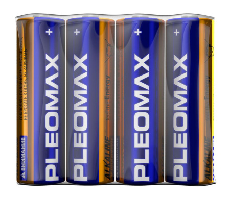 Батарейки Pleomax LR6-4S Alkaline (24/480/20160)