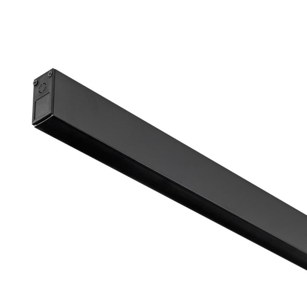 509027 Трек-шинопровод 48V накладной UNO 2м ЧЕРНЫЙ (Заглушки и декоративный экран в комплекте)
