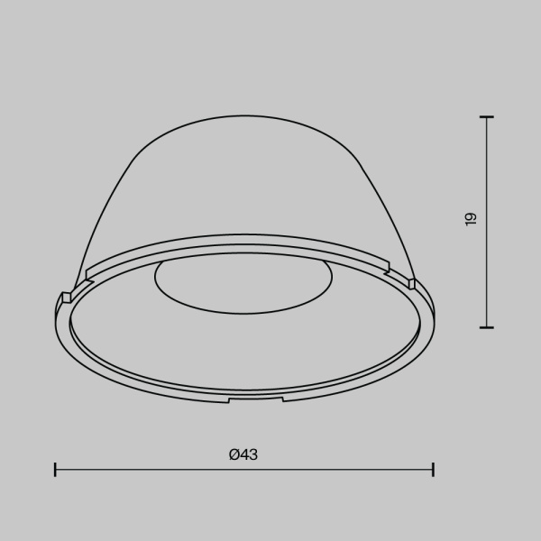 Линза для Alfa LED 24°