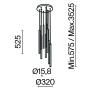 Подвесной светильник Maytoni MOD236PL-L54BS3K