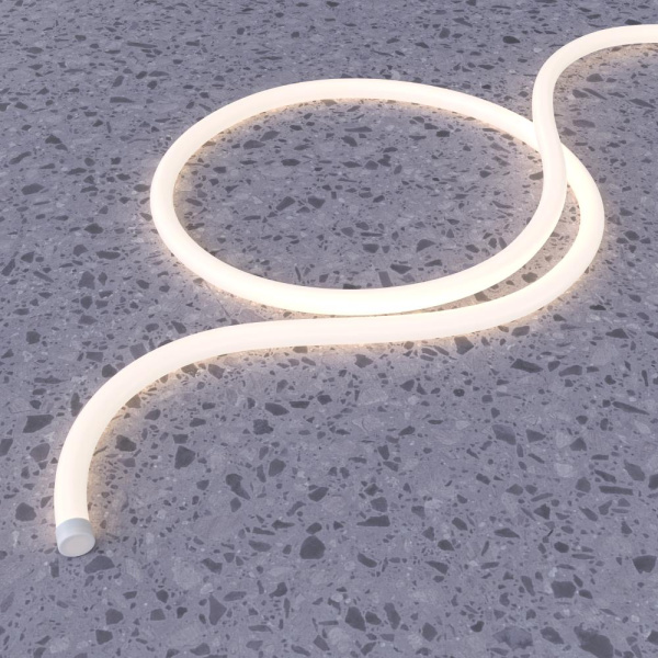 Гибкий неон D22 24В 16Вт/м 3000K IP67 5м