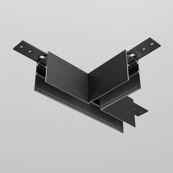 Коннектор Т-образный Exility накладной черный