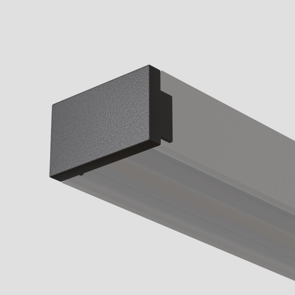 Заглушка для накладного шинопровода, 2 шт. Basity, черный