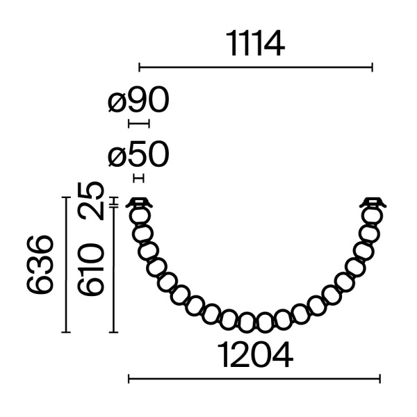 Потолочный светильник Maytoni MOD555CL-L28G3K