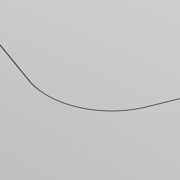 Коннектор радиусный D900 встраиваемый под ГКЛ 9,5мм Levity черный