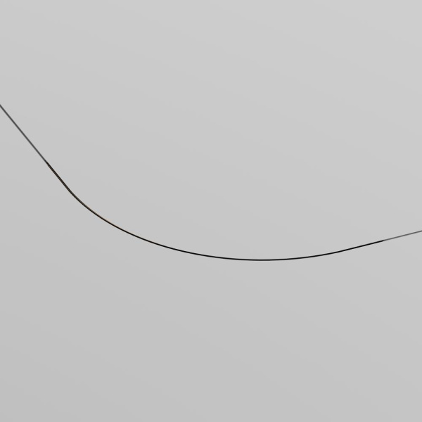 Коннектор радиусный D900 встраиваемый под ГКЛ 9,5мм Levity черный