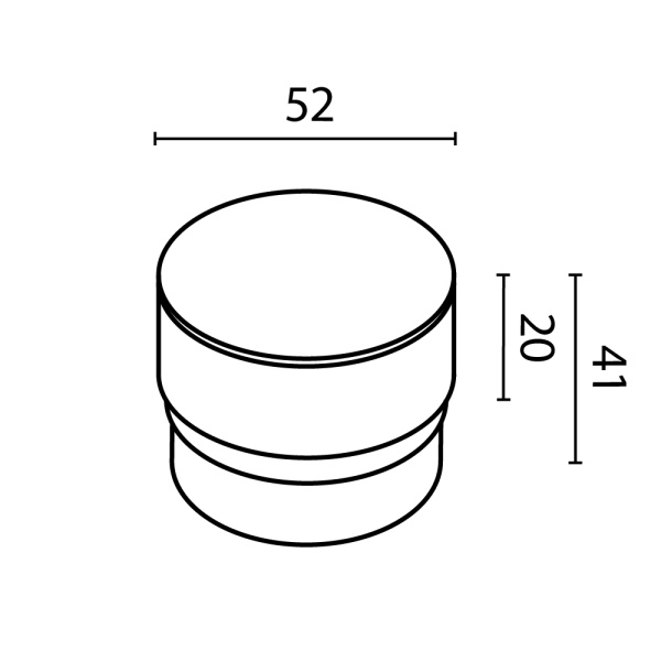 Матовый рассеиватель для Focus Led 12Вт