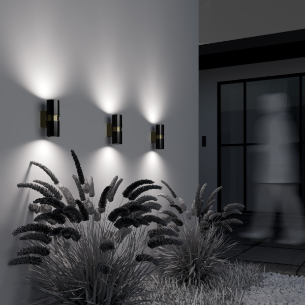 Настенный светильник (бра) Outdoor O582WL-02B