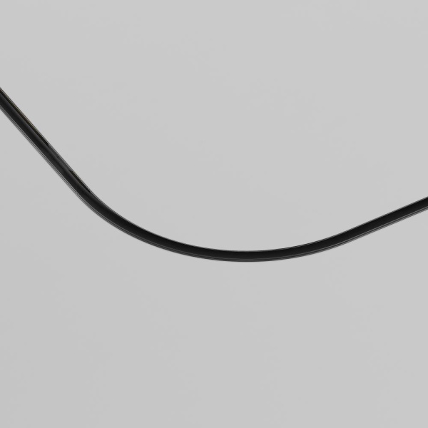 Коннектор радиусный R300 Exility встраиваемый под ГКЛ 12,5 мм, черный