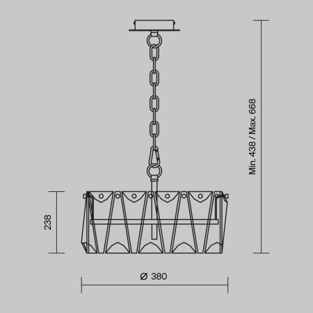 Подвесной светильник Maytoni MOD043PL-04CH