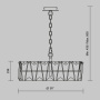 Подвесной светильник Maytoni MOD043PL-06CH