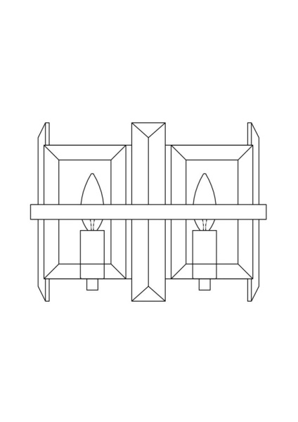Настенный светильник (бра) Maytoni MOD201WL-02N