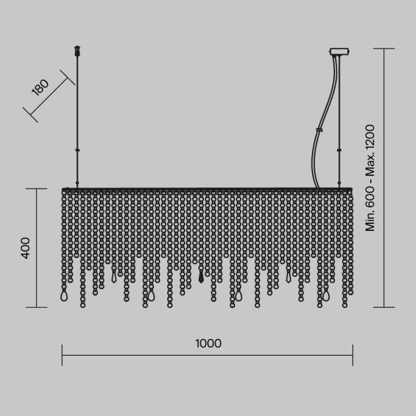 Подвесной светильник Maytoni DIA002PL-05CH