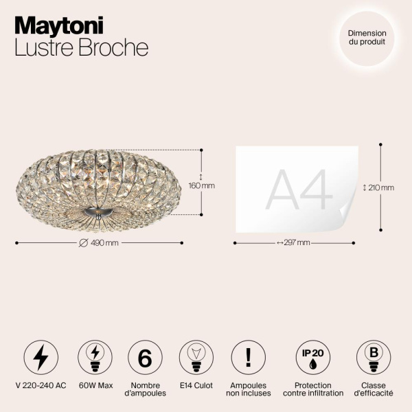 Люстра Maytoni DIA902-06-N