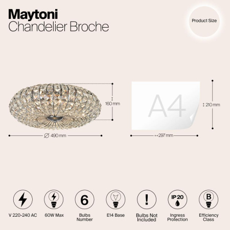 Люстра Maytoni DIA902-06-N