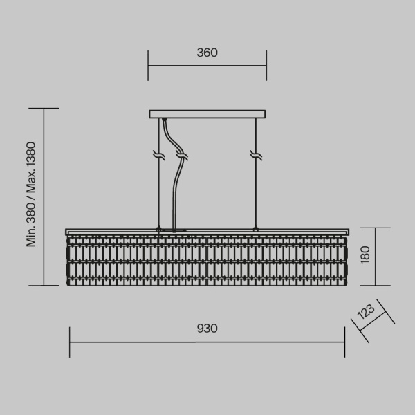 Подвесной светильник Maytoni DIA005PL-06CH