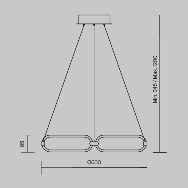 Подвесной светильник Maytoni MOD017PL-L50MG