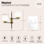 Настенный светильник (бра) Maytoni MOD050WL-02G