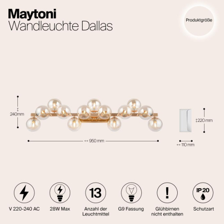 Настенный светильник (бра) Maytoni MOD547WL-13G