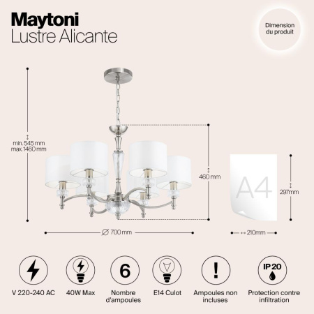Люстра Maytoni MOD014CL-06N