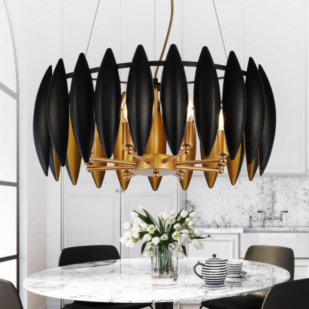 Люстра  Rivoli Aleit 4085-308 8 * Е14 40 Вт дизайн