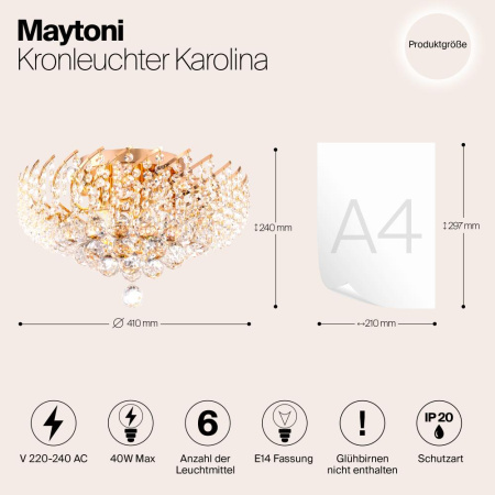 Люстра Maytoni DIA120-06-G
