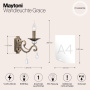 Настенный светильник (бра) Maytoni RC247-WL-01-R