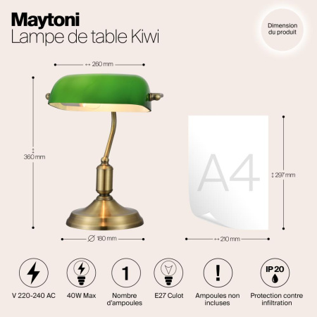 Настольный светильник Maytoni Z153-TL-01-BS