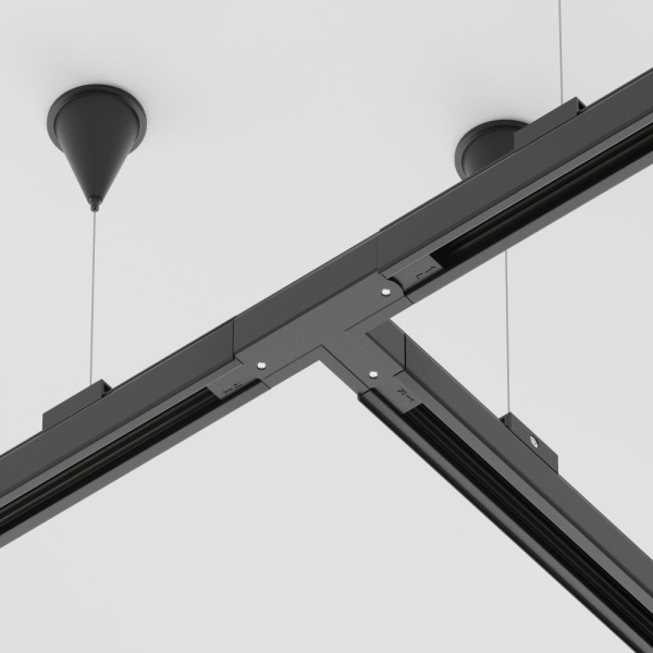 Коннектор Т-образный правый Trinity черный