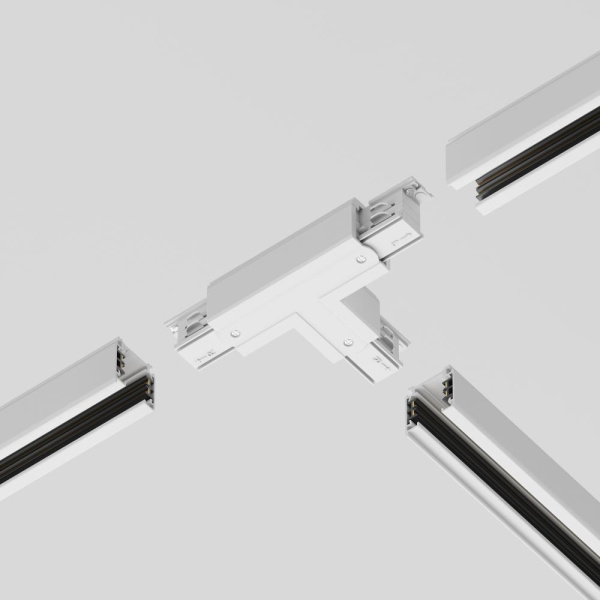 Коннектор Т-образный правый Trinity белый