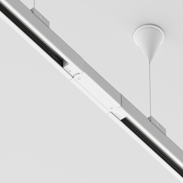 Коннектор прямой Trinity белый