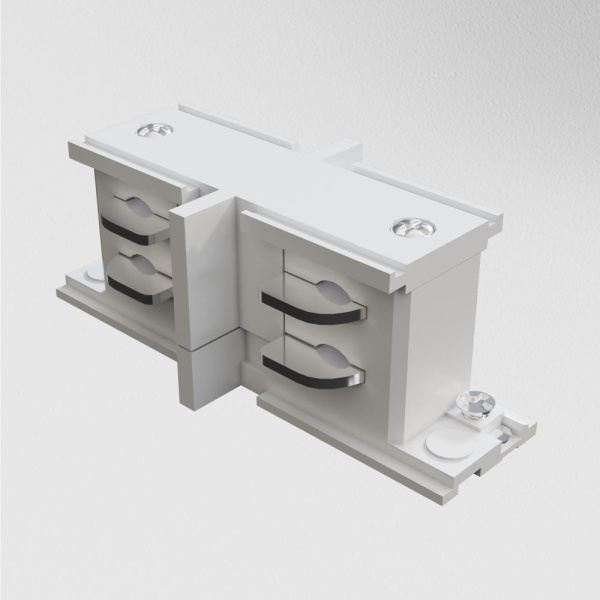 Коннектор прямой внутренний Trinity белый