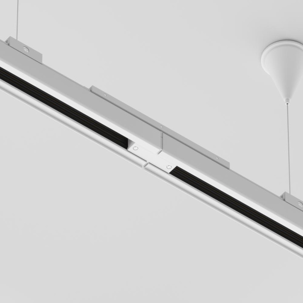 Коннектор прямой внутренний Trinity белый