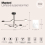 Подвесной светильник Maytoni MOD070PL-L48B3K