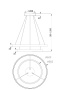 Подвесной светильник Maytoni MOD058PL-L74W4K