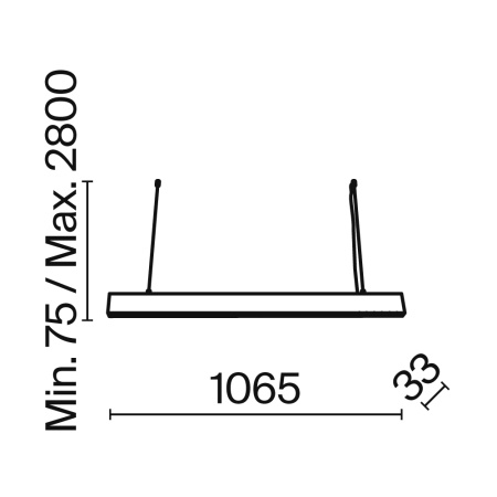 Подвесной светильник Technical P050PL-L40W4K