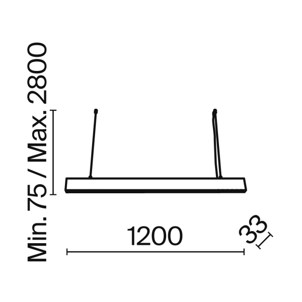 Подвесной светильник Technical P051PL-L40B4K