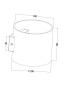 Настенный светильник (бра) Technical C066WL-01W