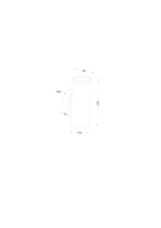 Настенный светильник (бра) Technical C068WL-02W