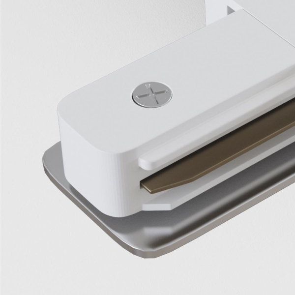 Коннектор Х-образный Unity встраиваемый белый