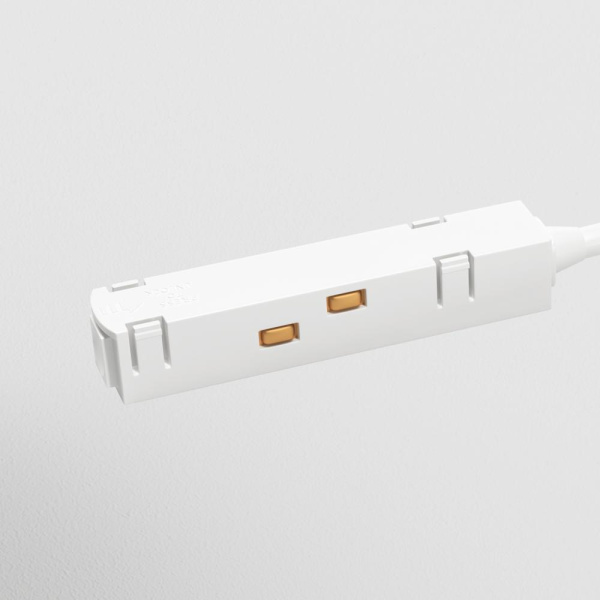 Коннектор питания угловой Gravity белый