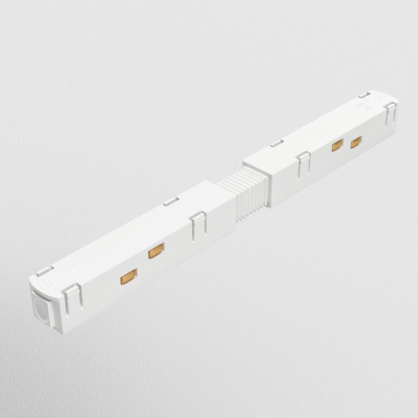 Коннектор питания прямой Gravity белый