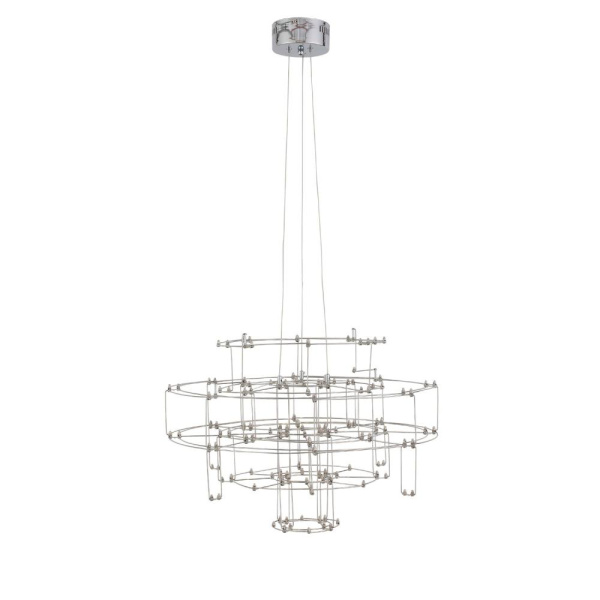 SL798.103.64 Люстра подвесная ST-Luce Хром/Хром LED 64*0,2W 3200K GENETICA