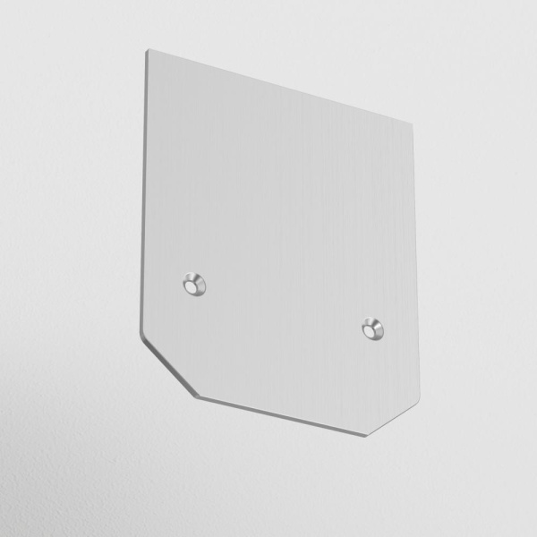 Заглушка торцевая для профиля TRA004MP-21S S35 серый