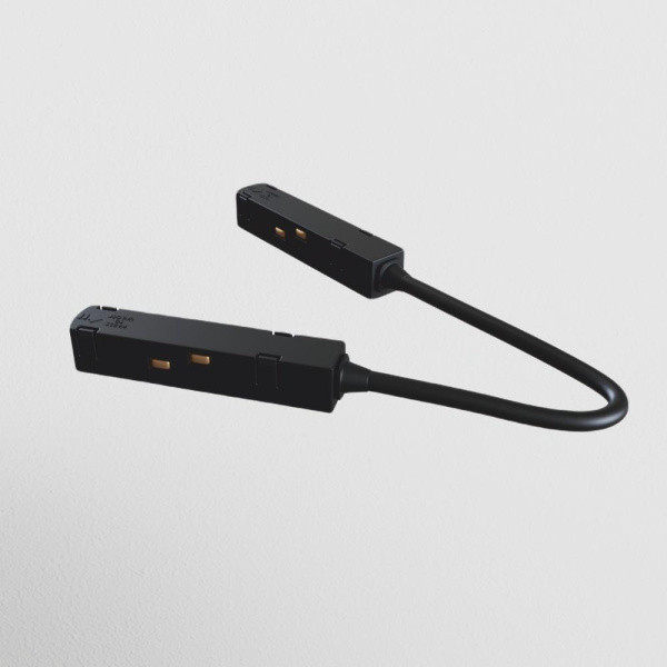 Коннектор питания угловой S35 черный