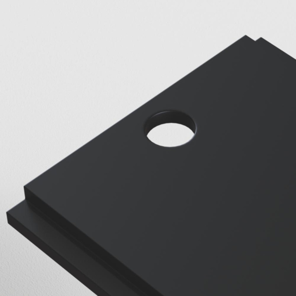 Крепление для троса S35 черное 1 шт.