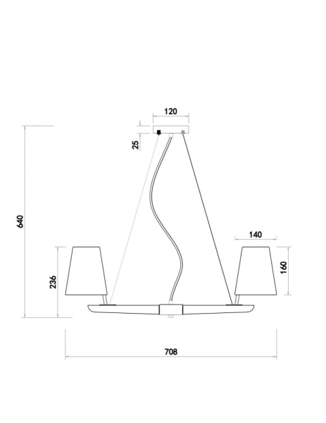 Подвесной светильник Freya FR8019PL-06W