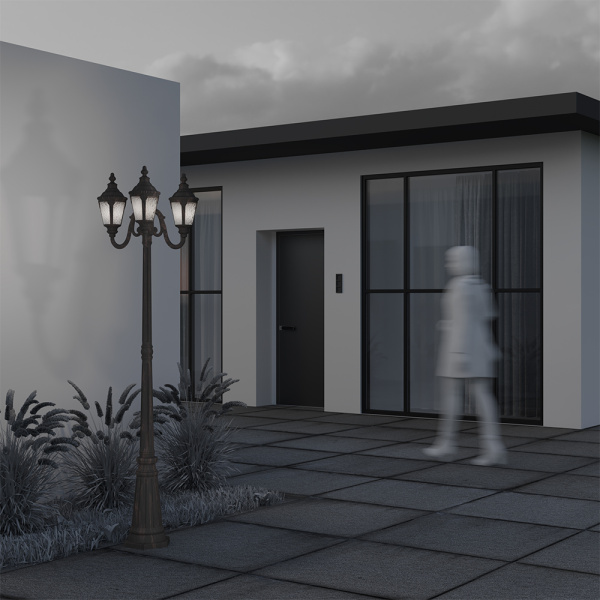 Садово-парковый светильник Outdoor O028FL-03BZ